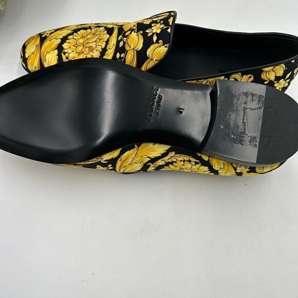 Men’s Versace Barraco satin slippers size 41 made in Italy main image 12